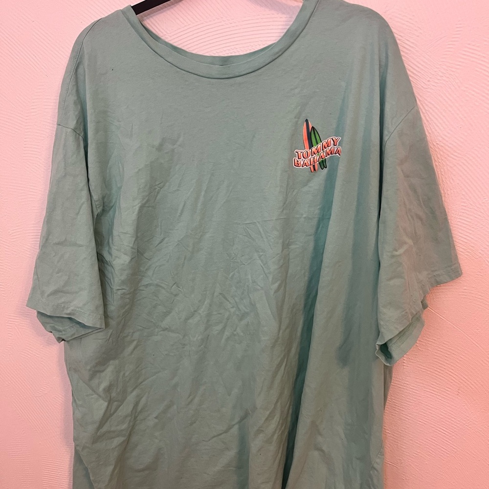Tommy Bahama Men's Seafoam Short Sleeve Tee
